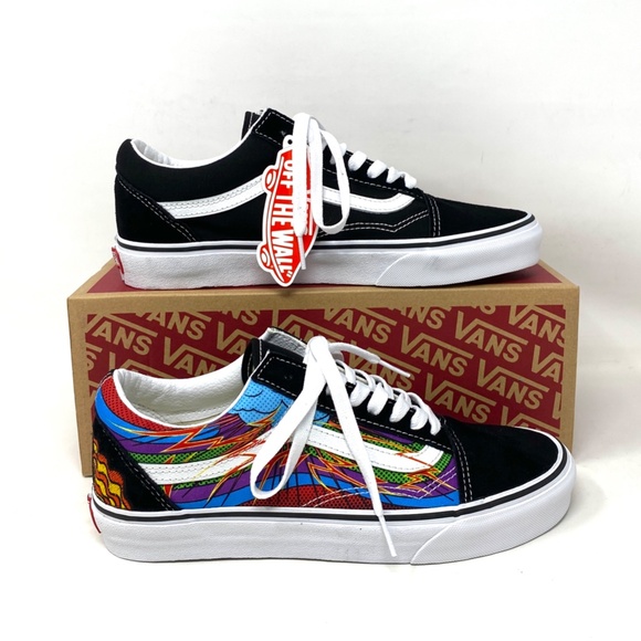 VANS Old Skool Sneakers Skate Women Low Top Black Suede Canvas Shoes VN0A5JMIBML - Picture 9 of 11